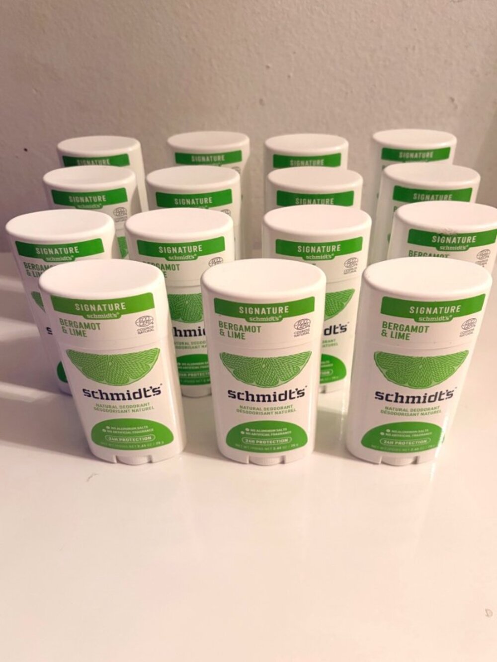15 Schmidt's Aluminum Free Natural Deodorant Bergamot Lime RARE Original formula